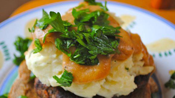 Shepherd’s Pie Knife-and-Fork Burgers