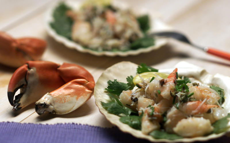 Shrimp and Stone Crab Salad