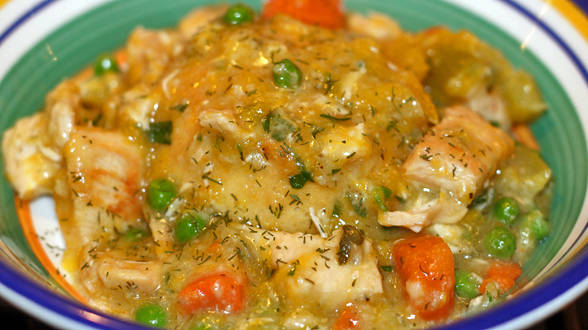 Slow Cooker Meal: Chicken and Biscuits