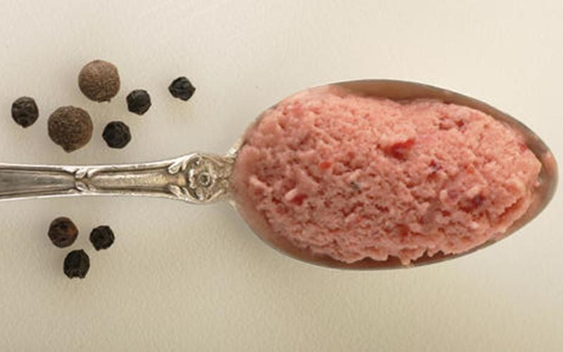Spiced plum ice cream