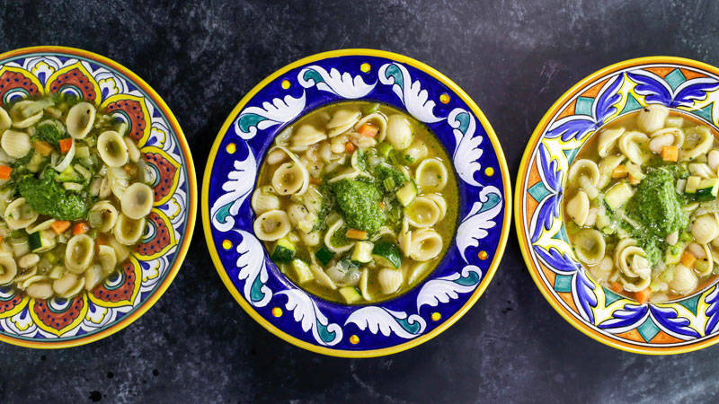 Springtime Veggie Minestrone