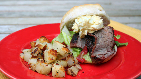 Steak and Eggwiches