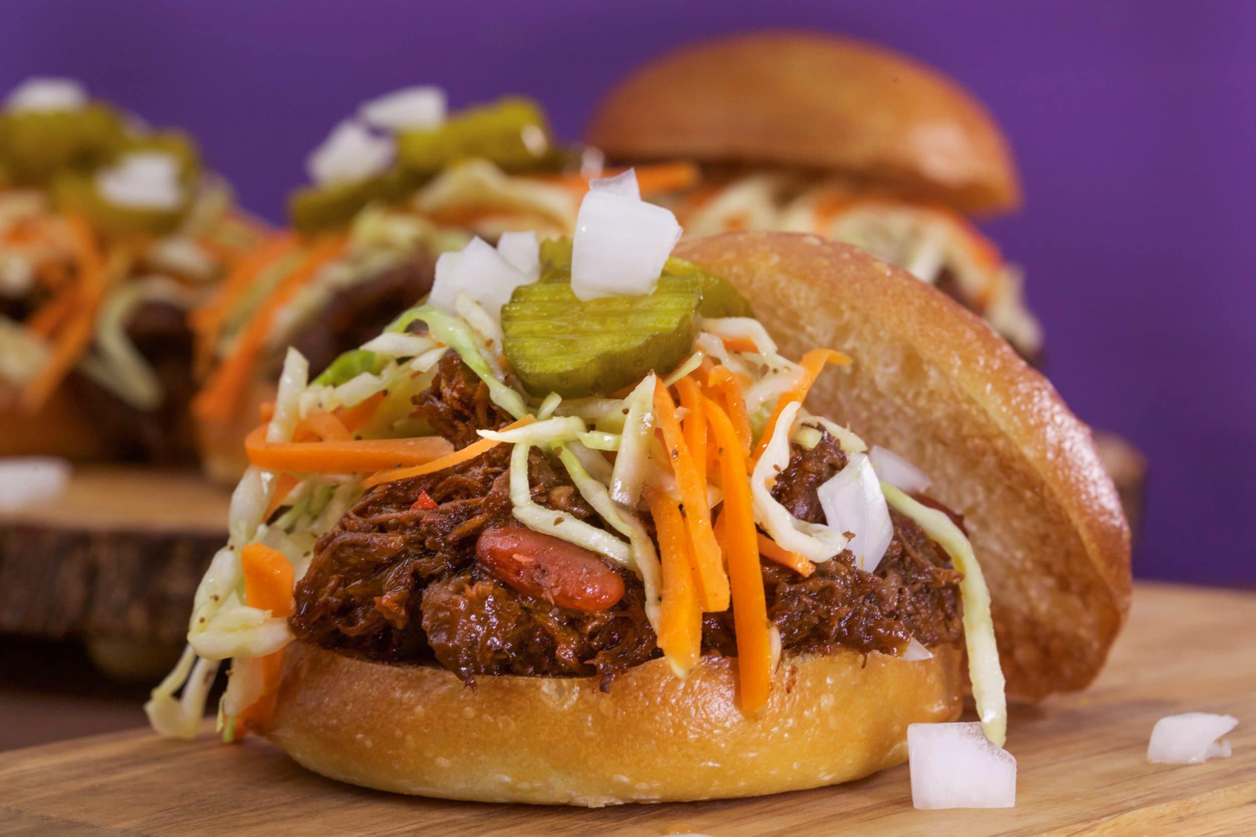 Texas Pulled Beef Chili Sloppy Joes