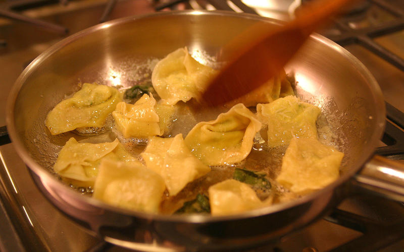 Tortelloni with sage butter
