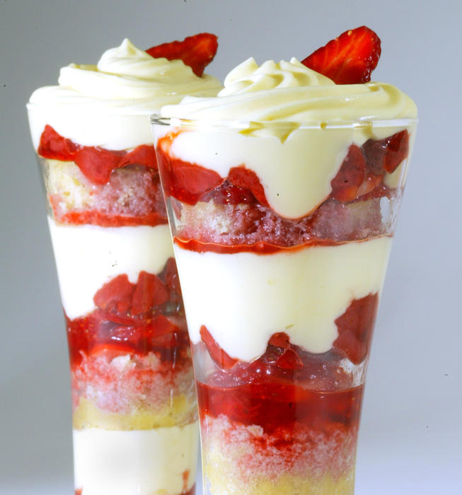 Water Grill’s strawberry trifle