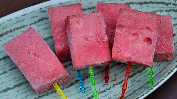 Watermelon Ice Pops