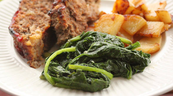 Wilted Spinach with Butter and Wine