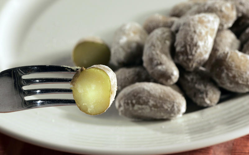 Wrinkly potatoes (papas arrugadas)