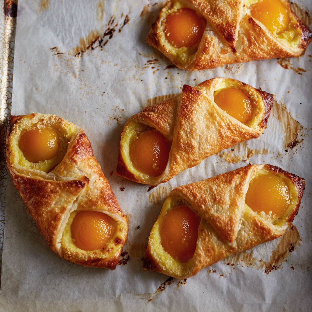 Apricot and Almond Puff Pastries