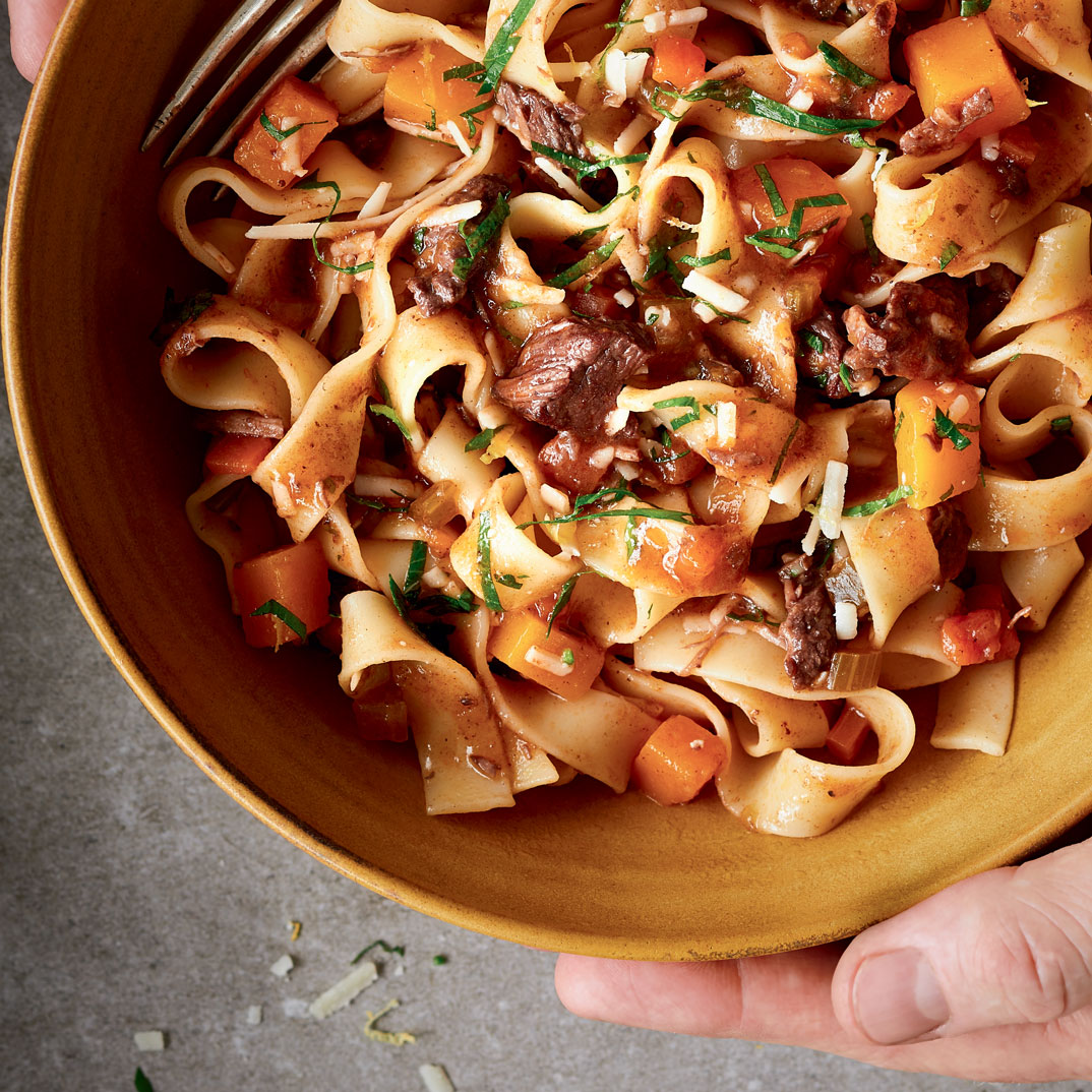 Braised Beef and Squash Pappardelle