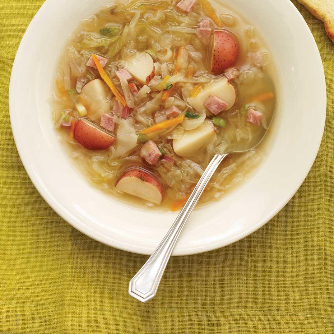 Cabbage and Ham Soup 