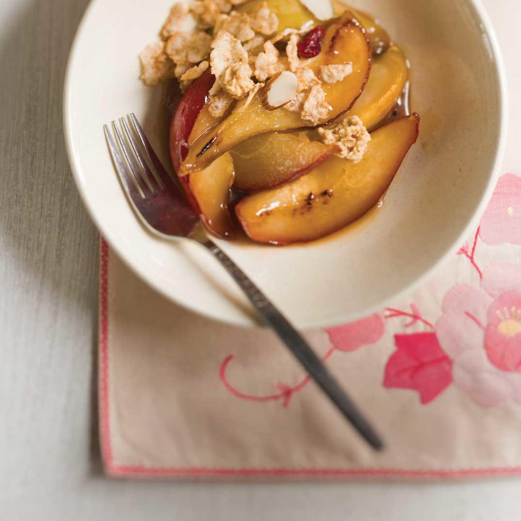 Caramelized Pears with Maple Syrup