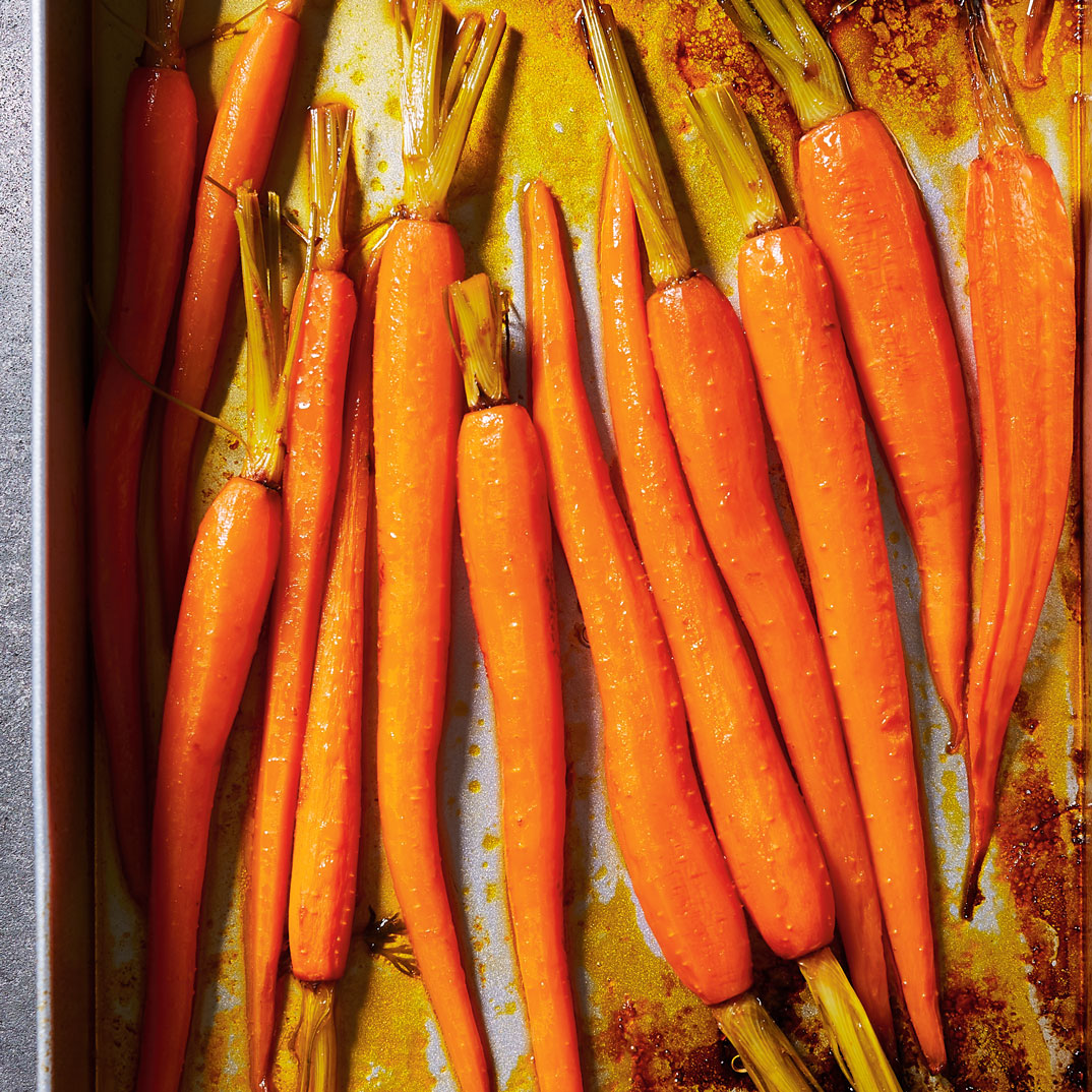 Carrots Roasted in Carrot Juice
