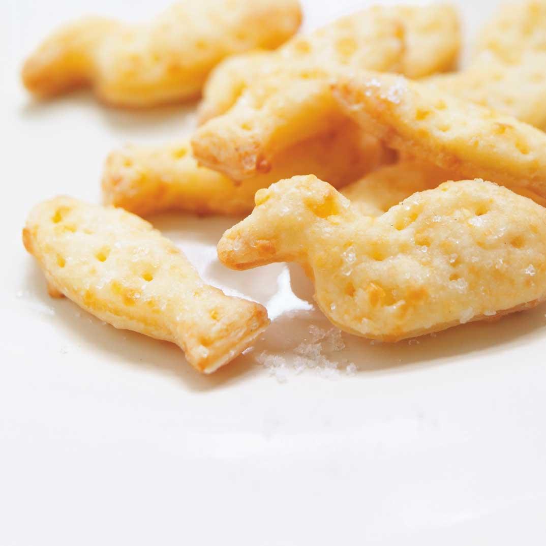 Cheddar Cheese Crackers, Goldfish Type