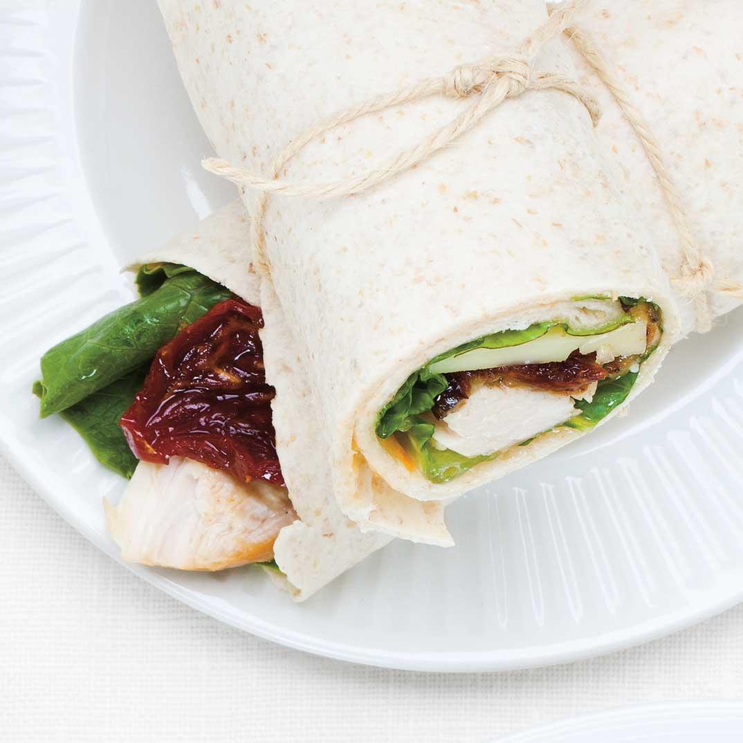 Chicken and Sundried Tomato Wraps