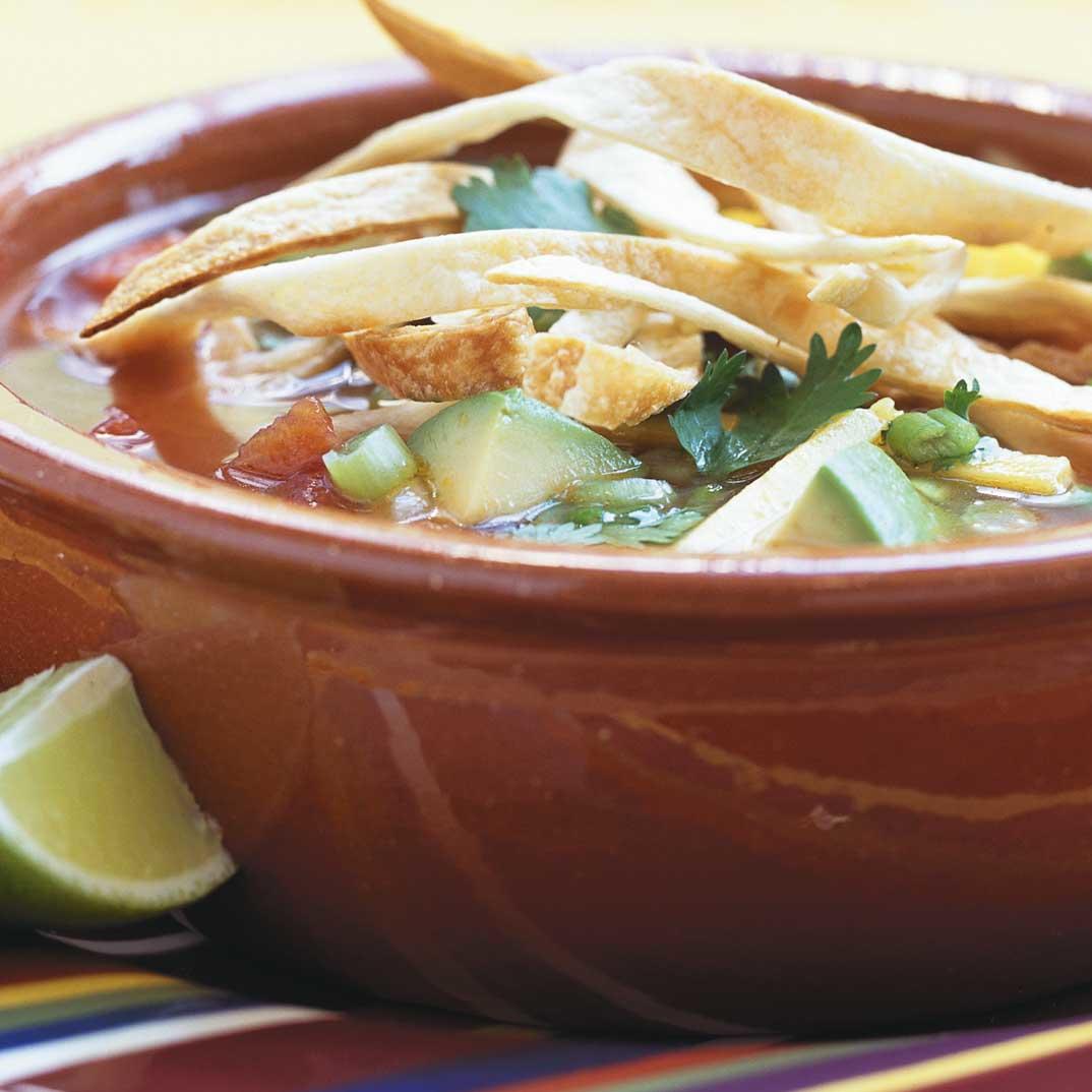 Chicken and Tortilla Mexican-Style Soup