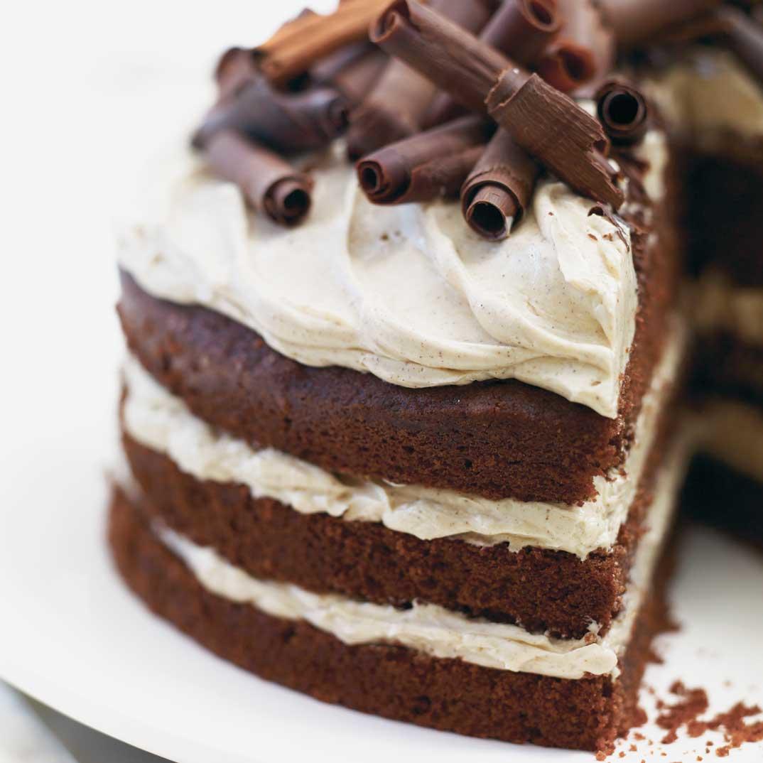 Chocolate Cake with Spiced Buttercream
