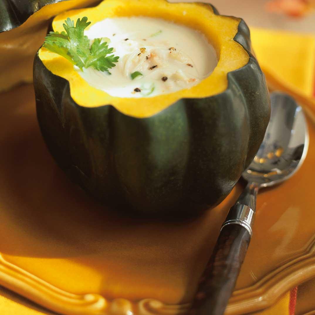 Coconut Milk Soup with Crab