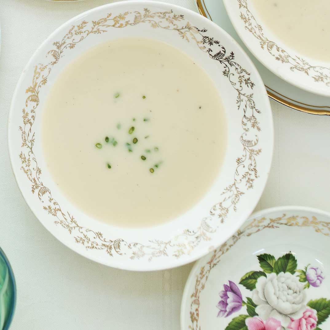Cream of Cauliflower Soup with Chives