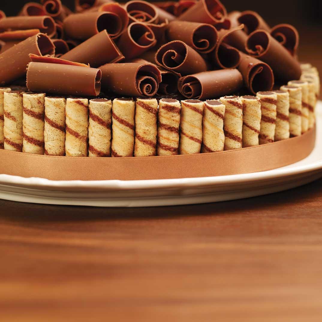 Crunchy Chocolate-Chestnut Cake