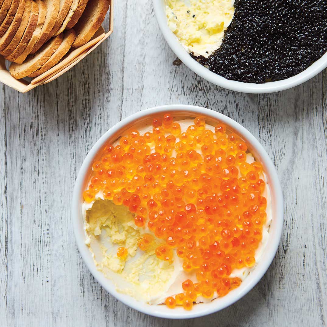 Egg and Caviar Spread