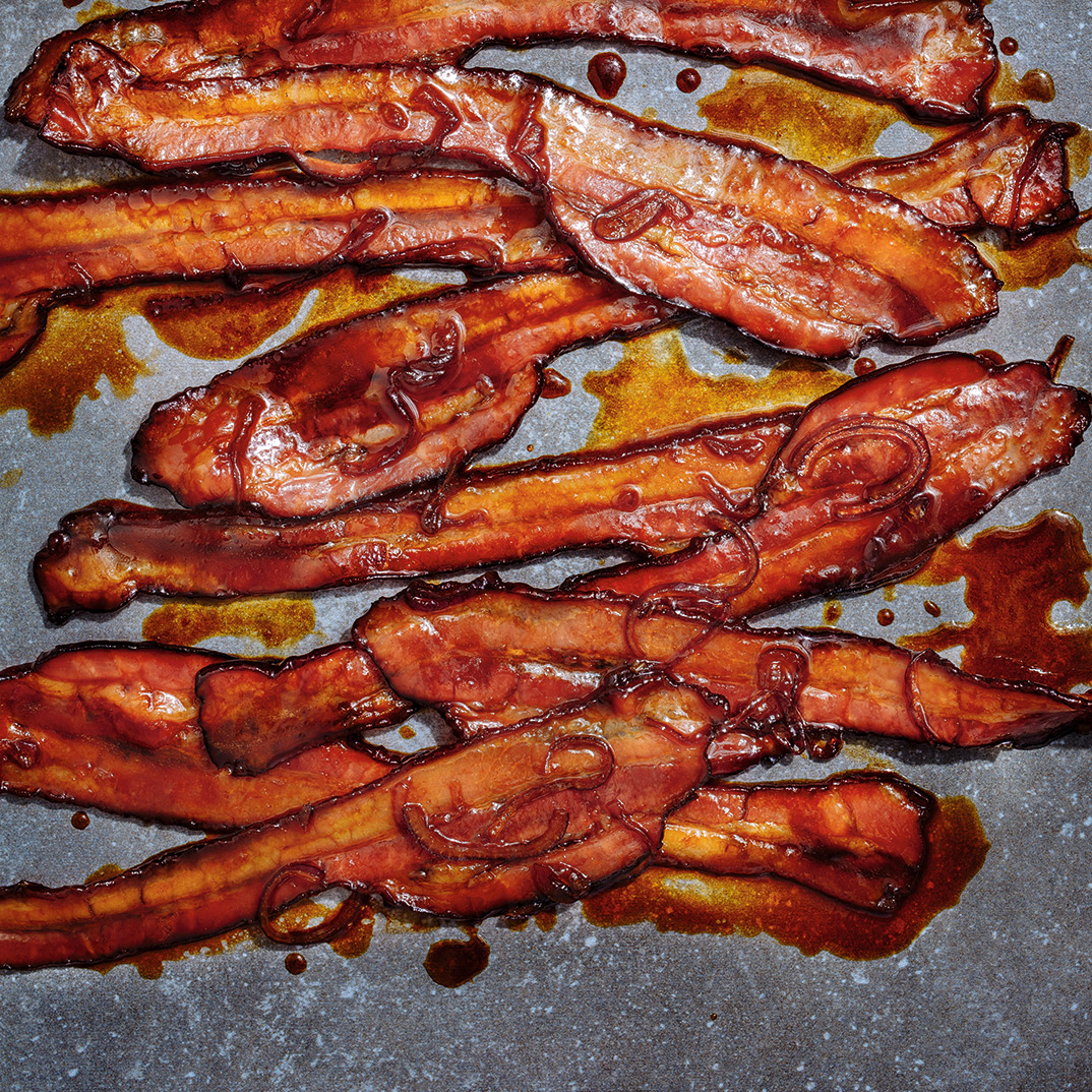 maple glazed bacon