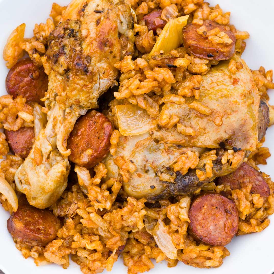 Ethné de Vienne’s Chicken and Chorizo Rice