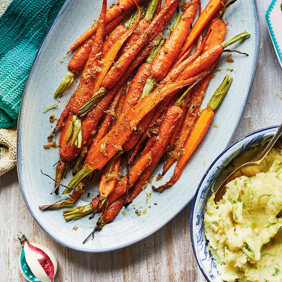 Ginger and Honey-Roasted Carrots