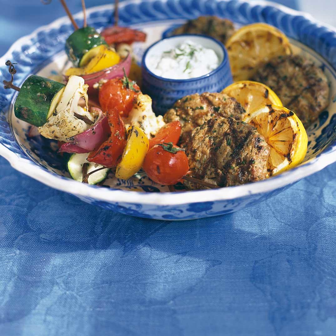 Greek-Style Vegetable Souvlaki