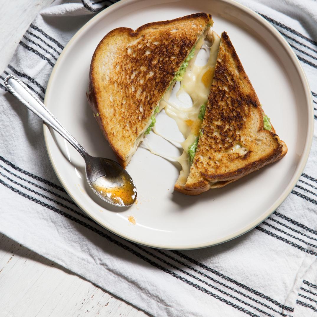 Grilled Cheese Sandwich with Avocado