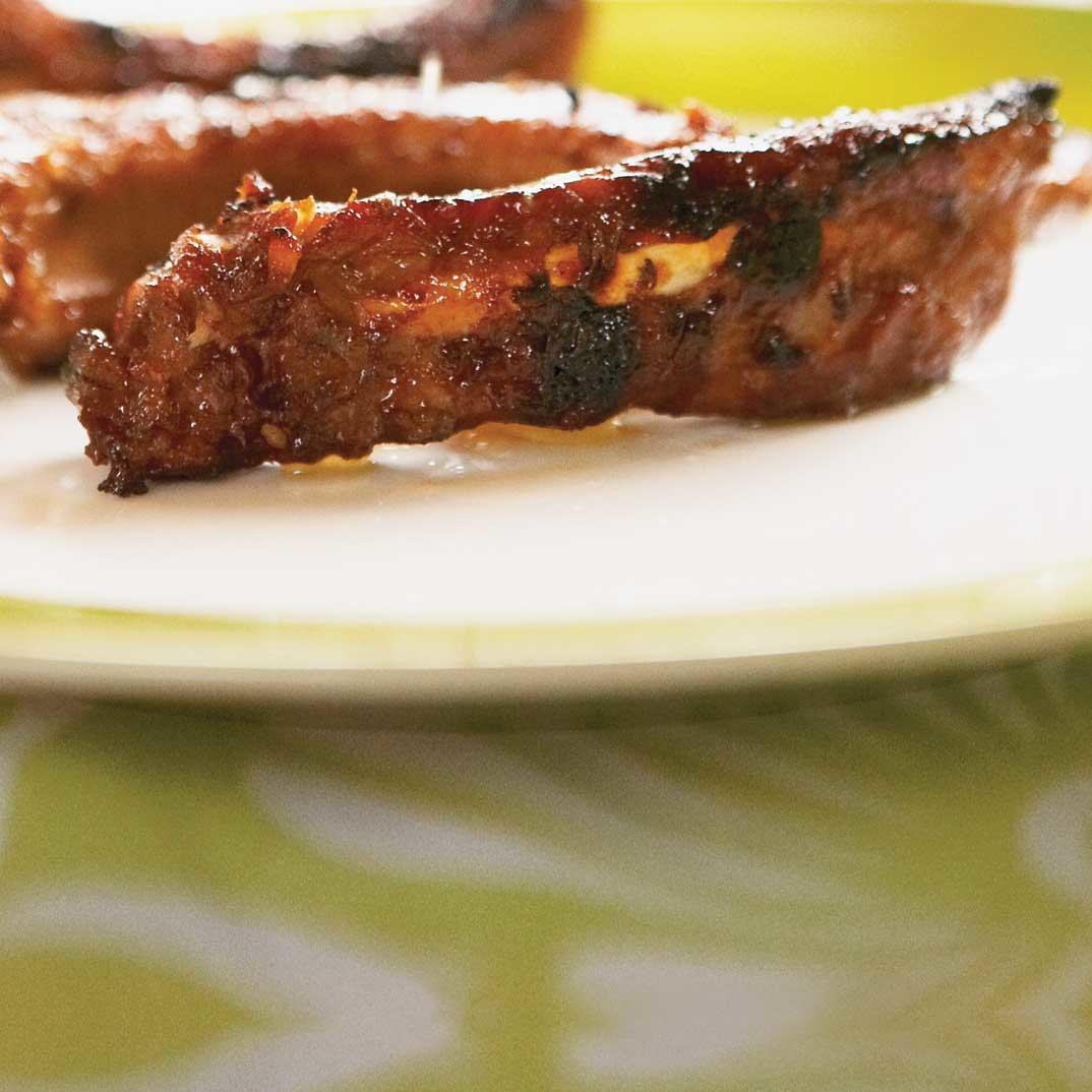 Grilled Pork Spare Ribs with Ponzu Sauce