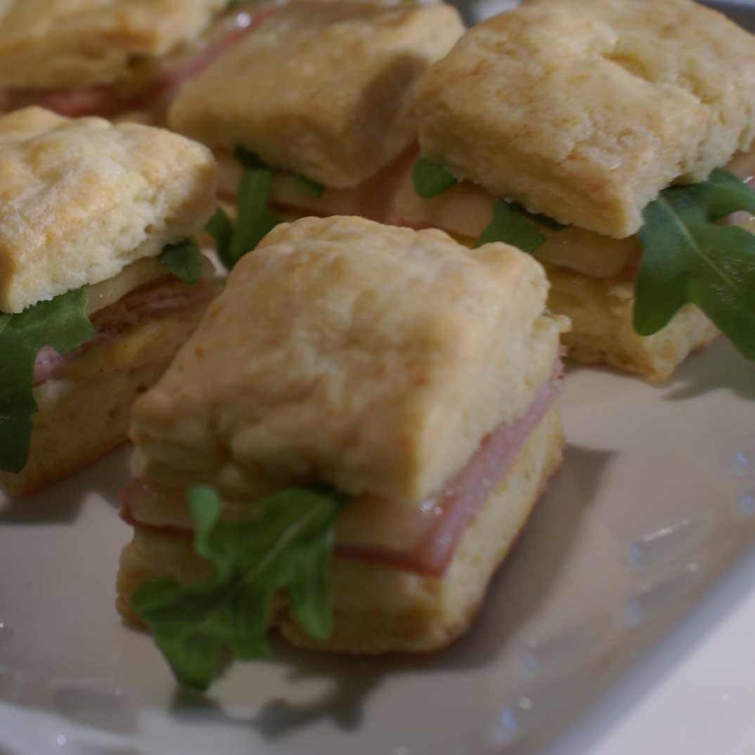 Ham mini scones