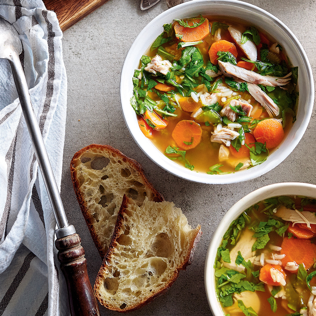 Hearty Chicken and Rice Soup