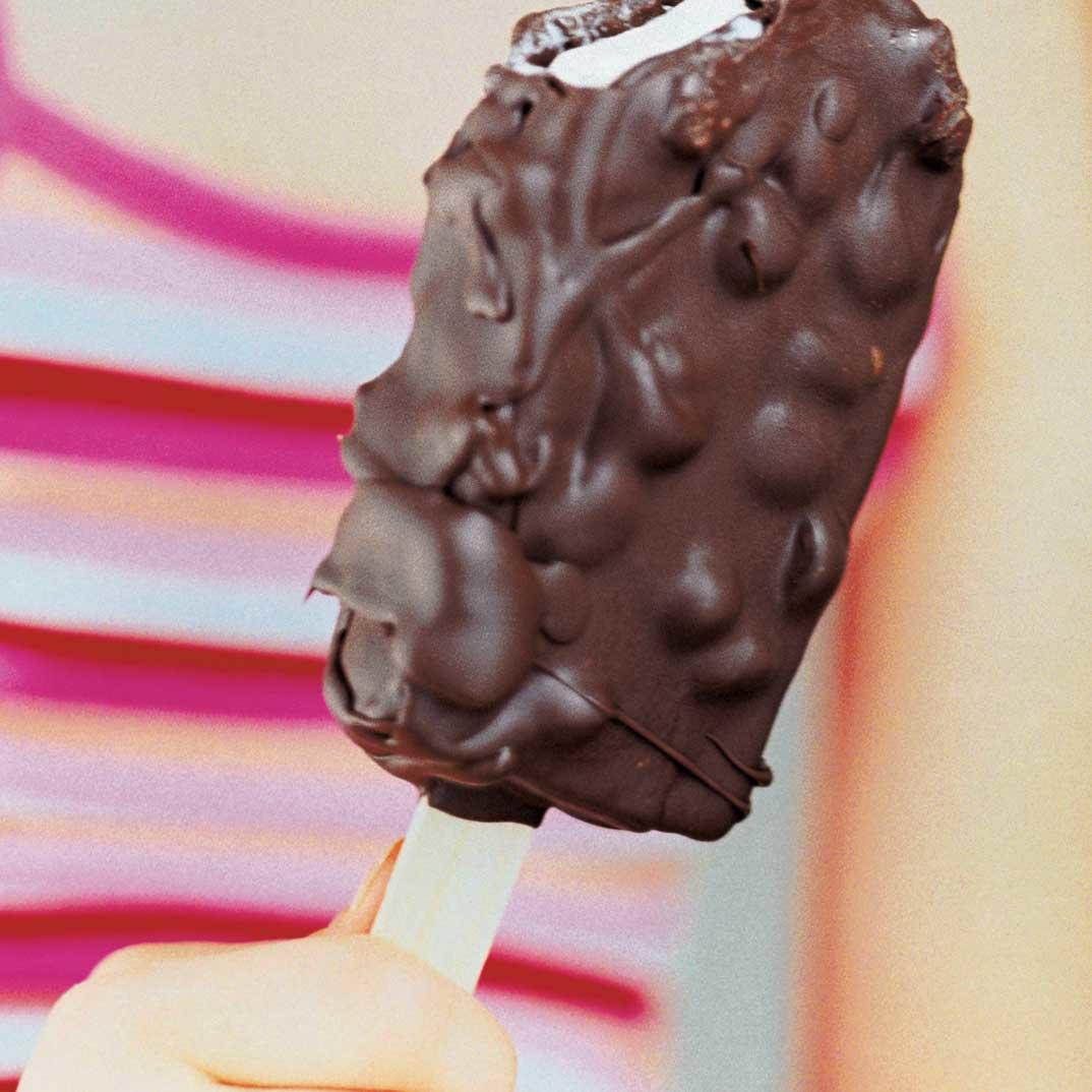 Homemade Chocolate Coated Ice Cream Bars