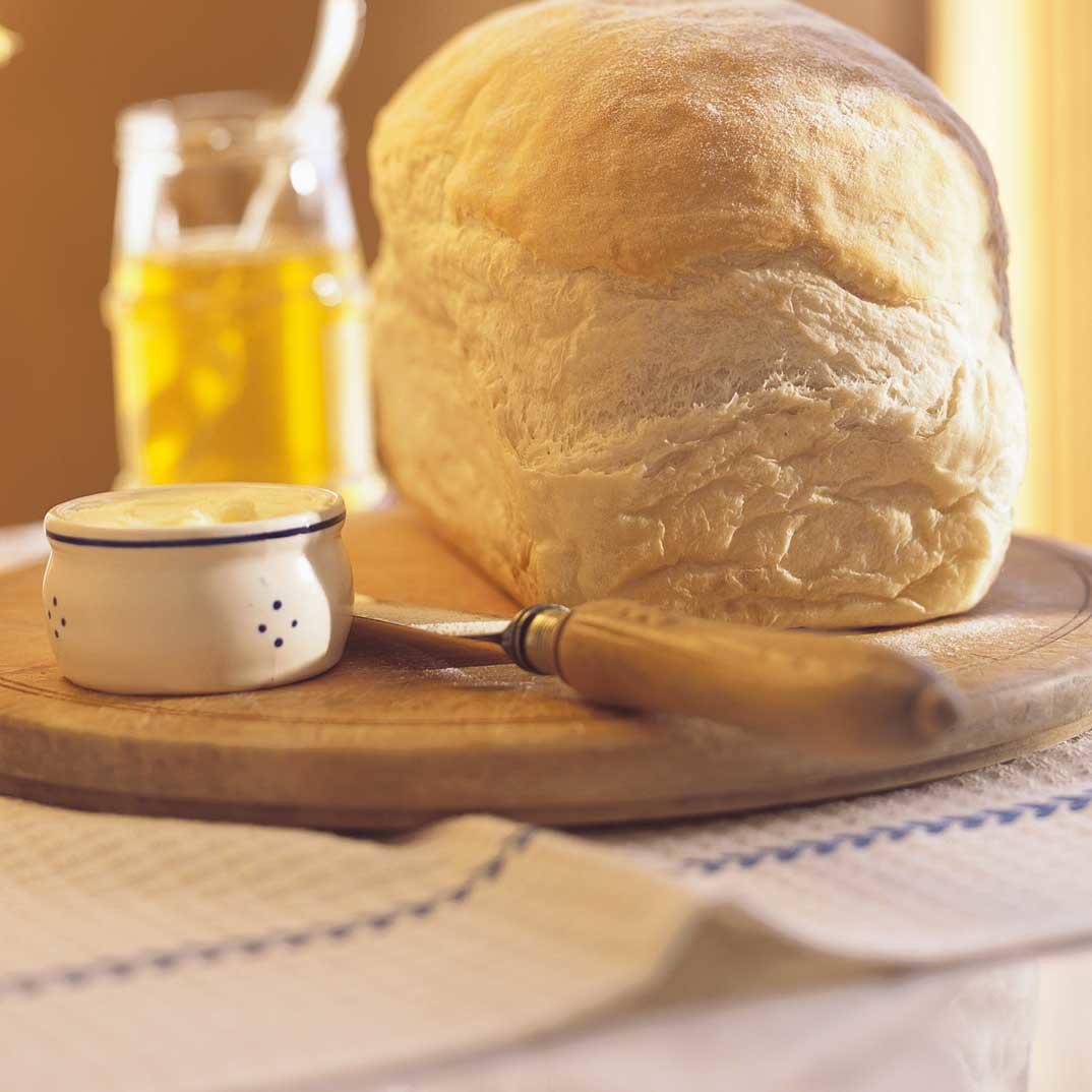 Homemade White Bread Loaf