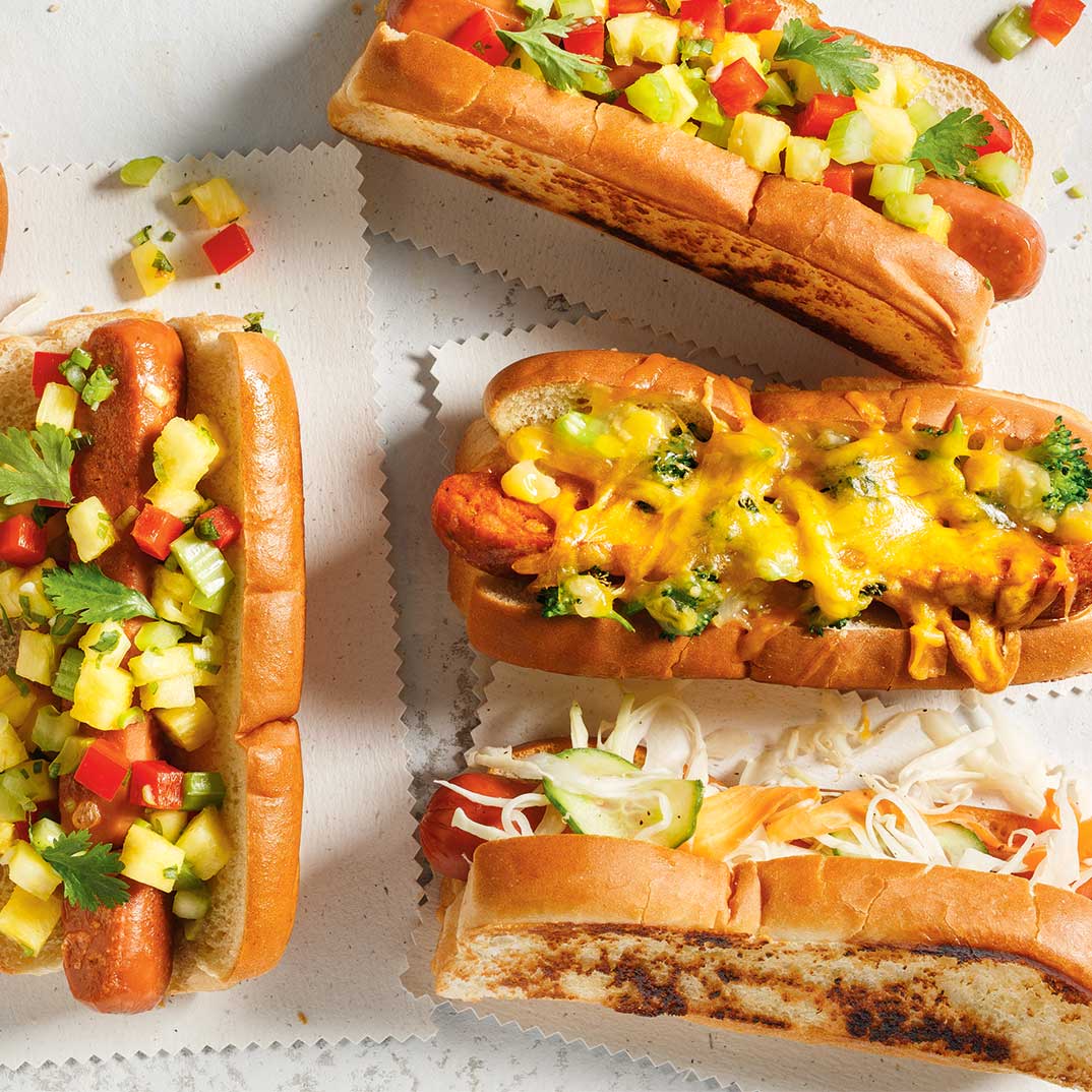 Hot Dogs with Pineapple and Red Pepper Salsa Recipes List