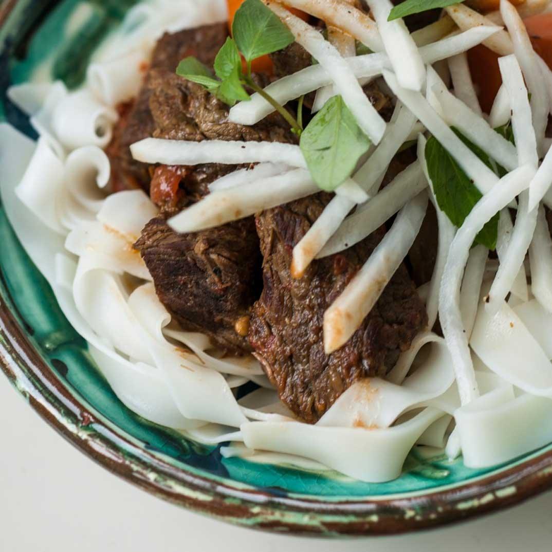 Kim Thuy’s Lemongrass Beef Stew with Daikon Salad 