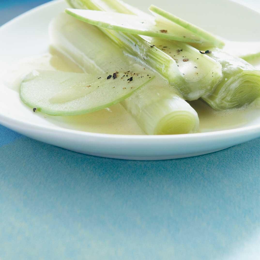 Leek and Celery Vinaigrette