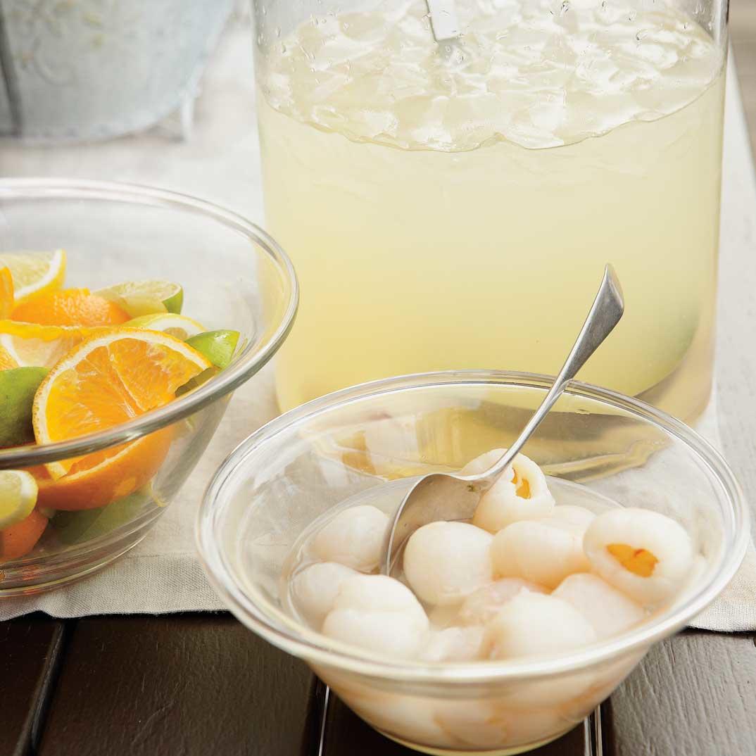 Lemonade, Lychee and Coconut Punch