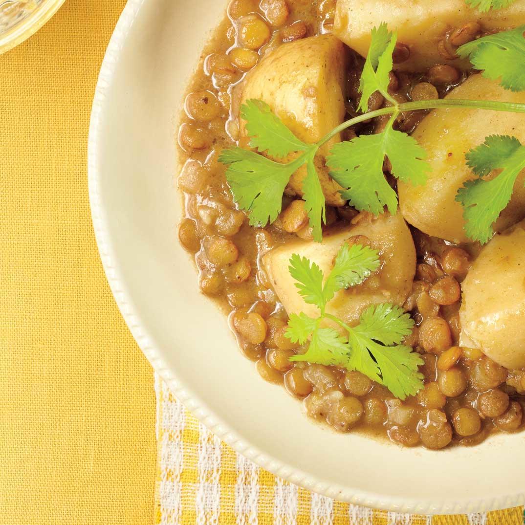 Lentil and Potato Curry