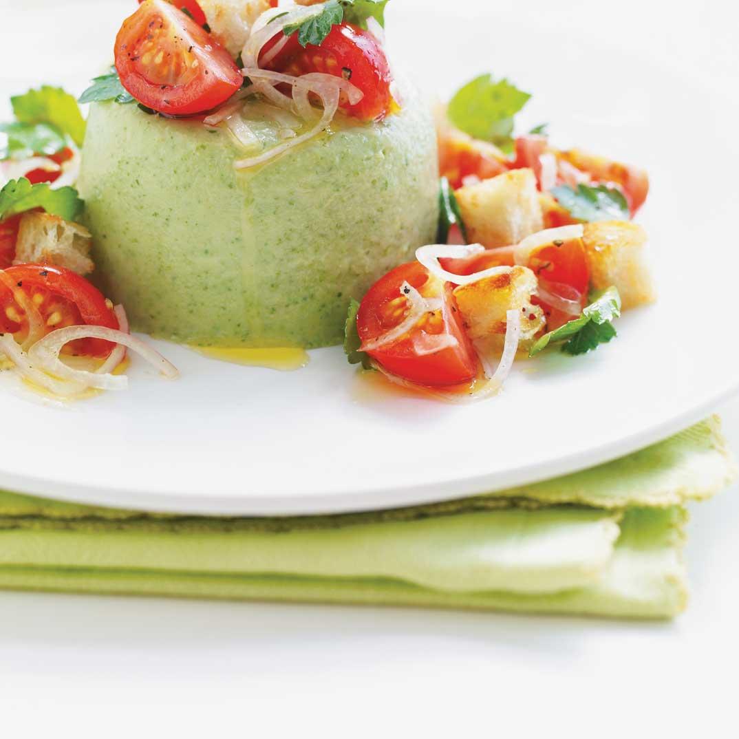 Lettuce Panna Cotta Salad
