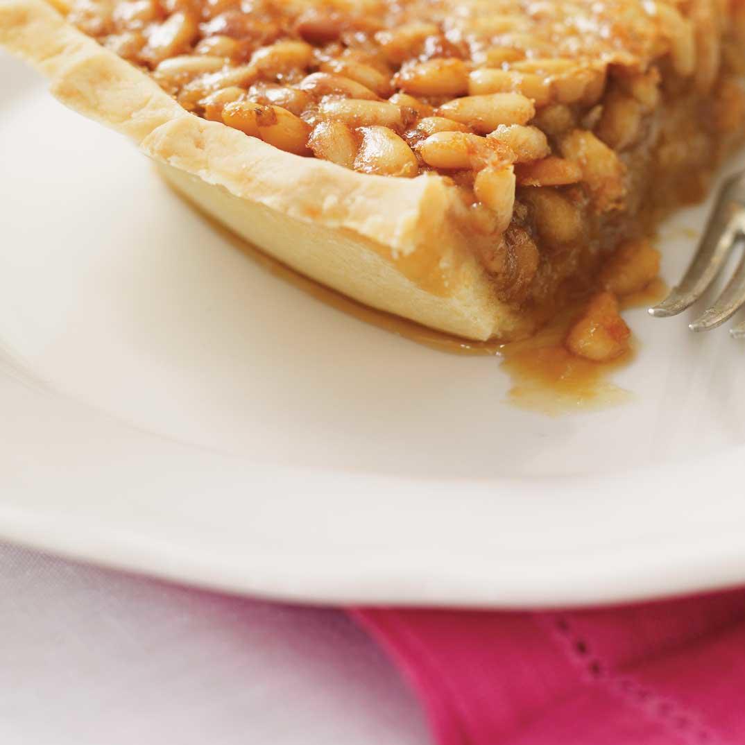 Maple Syrup and Pine Nut Pie
