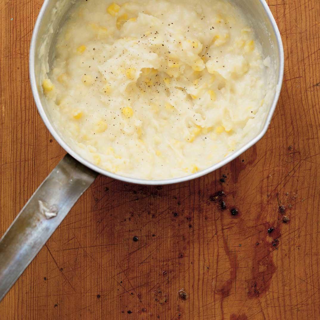 Mashed Potatoes with Corn 