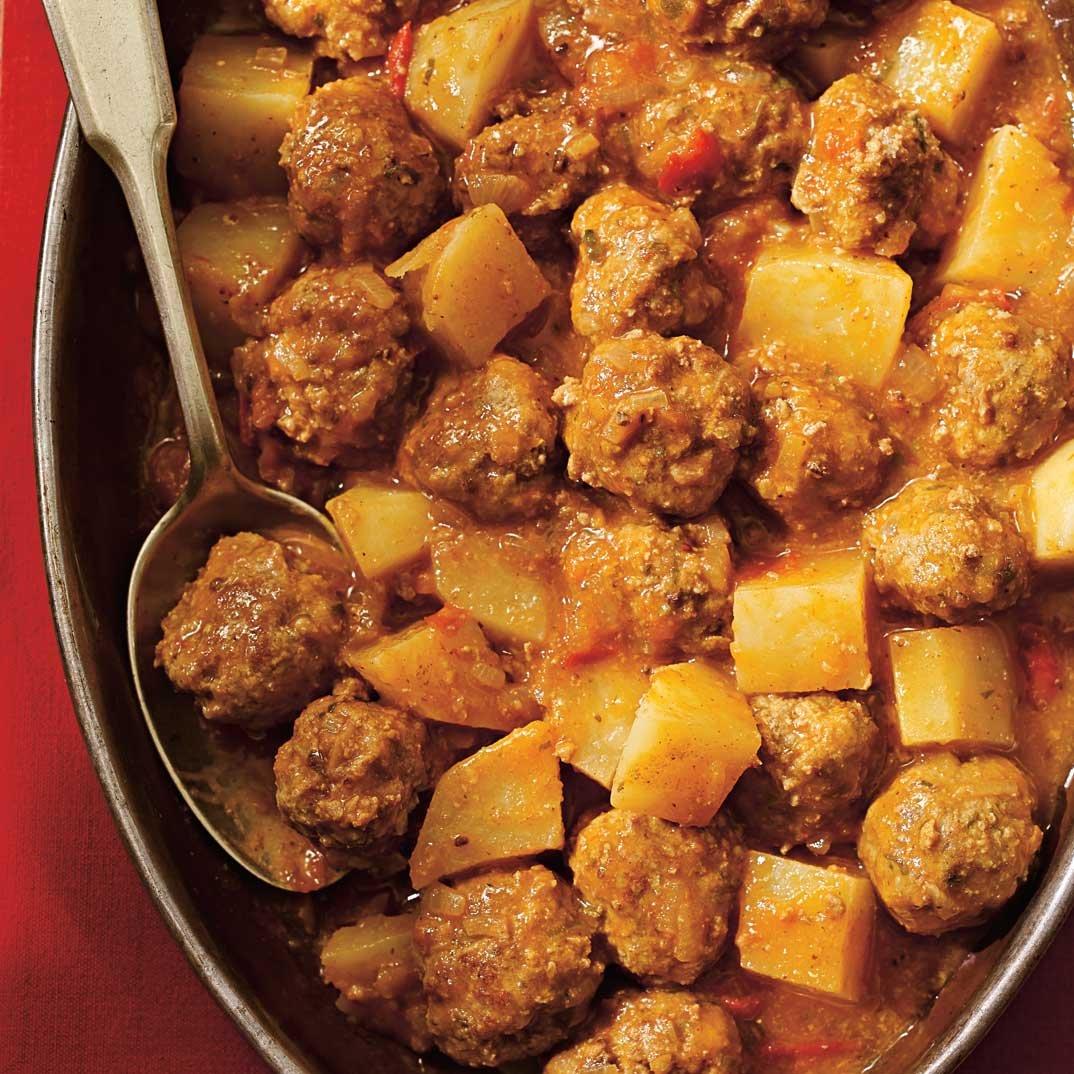 Meatball Curry with Coconut Milk