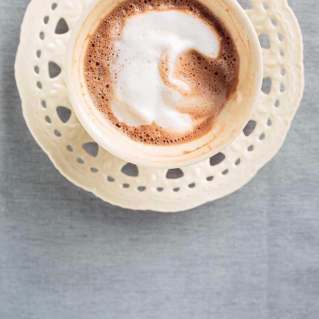 Milk Chocolate Coffee with Hazelnut Froth