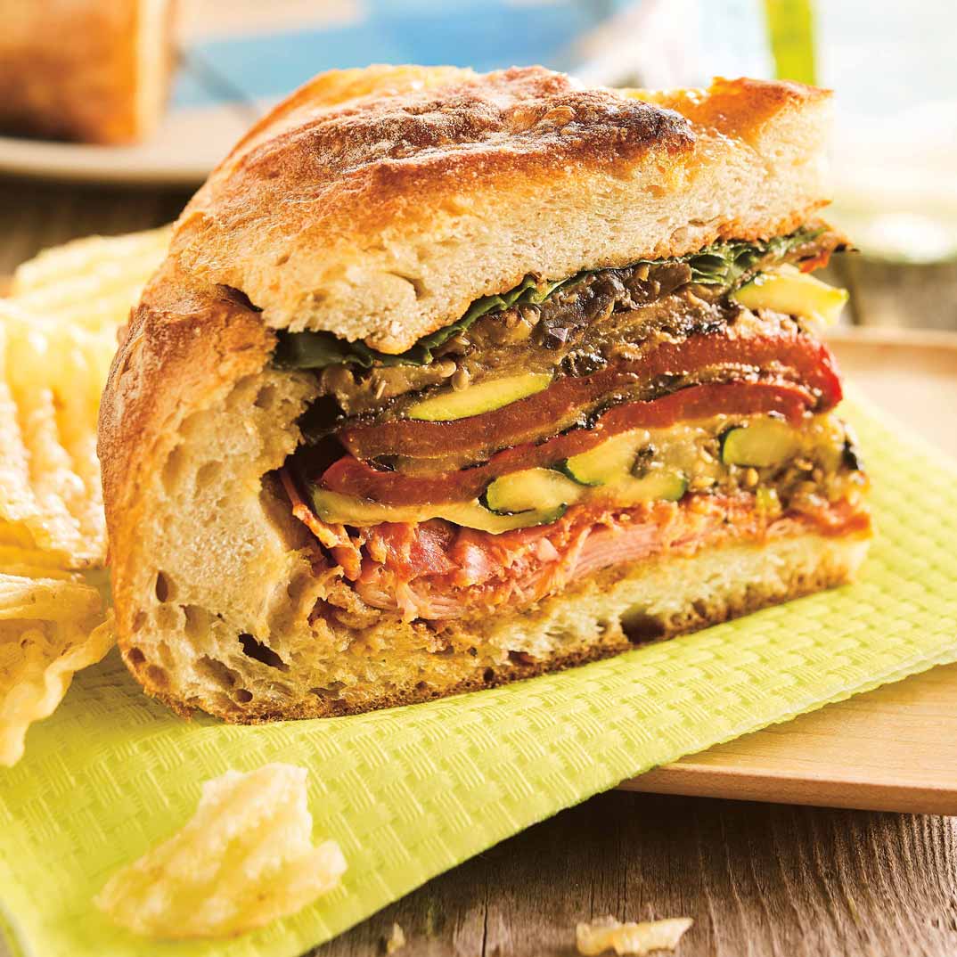 Muffuletta Picnic Sandwich