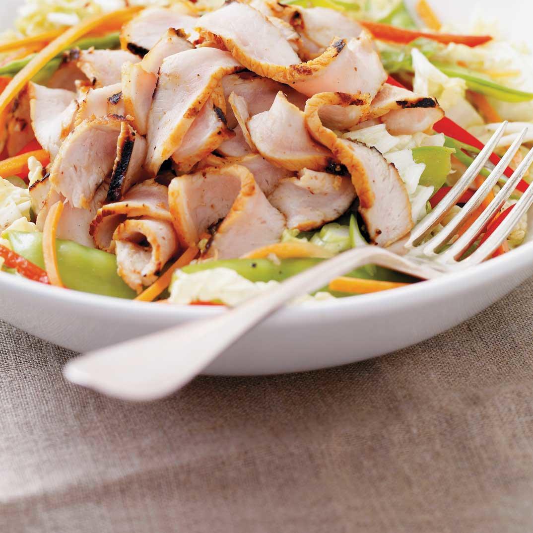 Napa Cabbage and Grilled Pork Salad