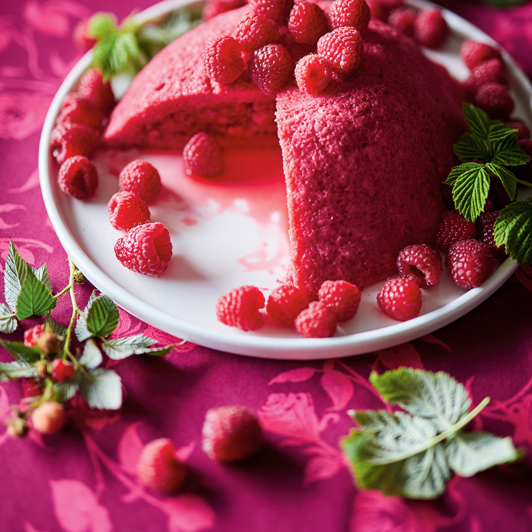 No-Bake Raspberry Summer Pudding