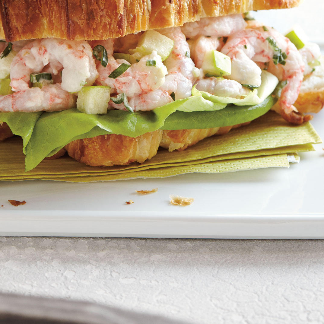Nordic Shrimp Croissant Sandwiches