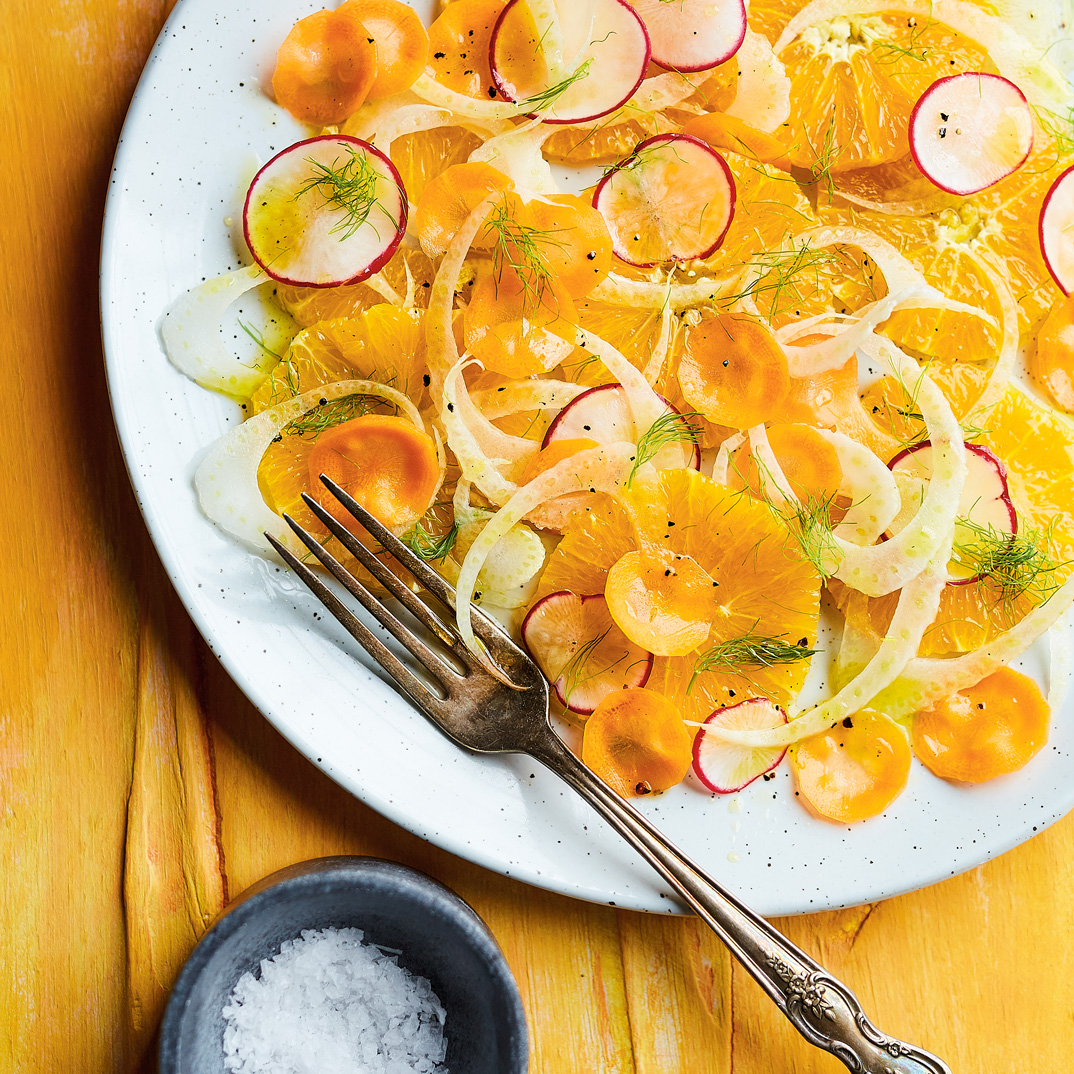 Orange Salad with Carrots and Fennel